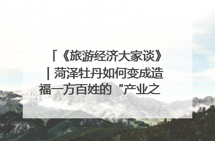 《旅游经济大家谈》｜菏泽牡丹如何变成造福一方百姓的“产业之花”“富民之花”？