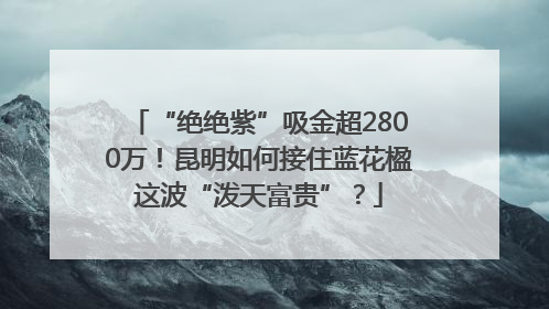 “绝绝紫”吸金超2800万！昆明如何接住蓝花楹这波“泼天富贵”？