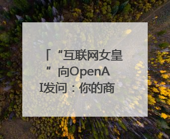 “互联网女皇”向OpenAI发问：你的商业模式经得起价格战考验么？