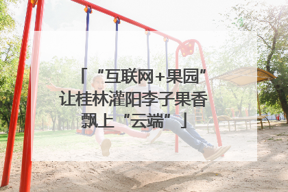 “互联网+果园”让桂林灌阳李子果香飘上“云端”