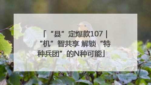 “县”定爆款107｜“机”智共享 解锁“特种兵团”的N种可能