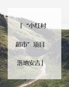 “小红村超市”项目落地安吉