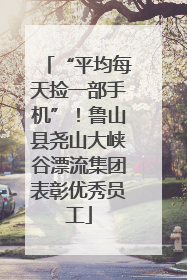 “平均每天捡一部手机”！鲁山县尧山大峡谷漂流集团表彰优秀员工