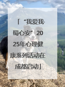 “我爱我·蜀心安”2025年心理健康系列活动在成都启动