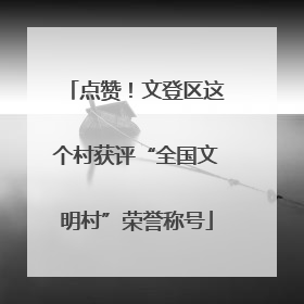 点赞！文登区这个村获评“全国文明村”荣誉称号
