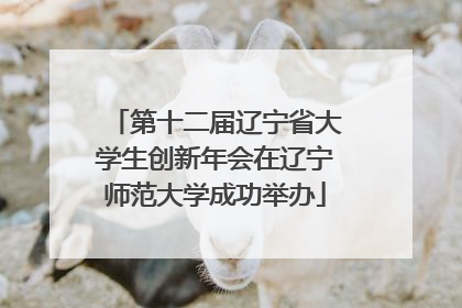 第十二届辽宁省大学生创新年会在辽宁师范大学成功举办