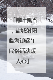 粽叶飘香，盐城射阳临海镇端午民俗活动暖人心