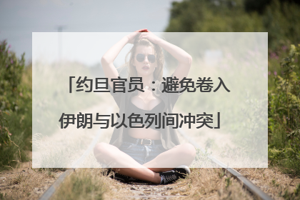 约旦官员：避免卷入伊朗与以色列间冲突