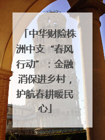 中华财险株洲中支“春风行动”：金融消保进乡村，护航春耕暖民心