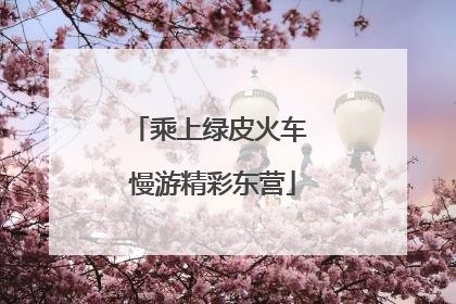乘上绿皮火车 慢游精彩东营