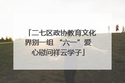 二七区政协教育文化界别一组 “六一”爱心慰问祥云学子