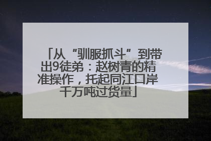 从“驯服抓斗”到带出9徒弟：赵树青的精准操作，托起同江口岸千万吨过货量