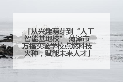 从兴趣萌芽到“人工智能基地校” 菏泽市万福实验学校点燃科技火种，赋能未来人才