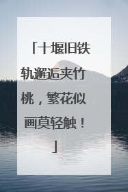 十堰旧铁轨邂逅夹竹桃，繁花似画莫轻触！