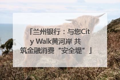 兰州银行：与您City Walk黄河岸 共筑金融消费“安全堤”