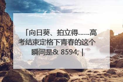 向日葵、拍立得……高考结束定格下青春的这个瞬间是& 8594;｜2025四川高考