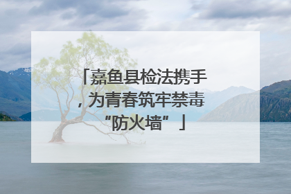 嘉鱼县检法携手，为青春筑牢禁毒“防火墙”