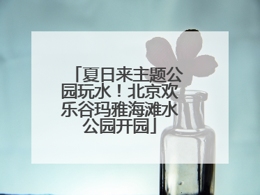 夏日来主题公园玩水！北京欢乐谷玛雅海滩水公园开园