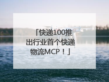 快递100推出行业首个快递物流MCP！