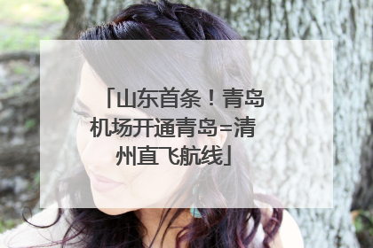 山东首条！青岛机场开通青岛=清州直飞航线