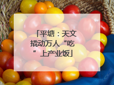 平塘：天文撬动万人“吃”上产业饭