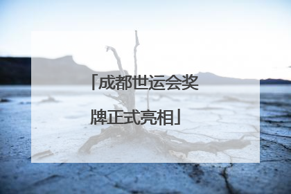成都世运会奖牌正式亮相