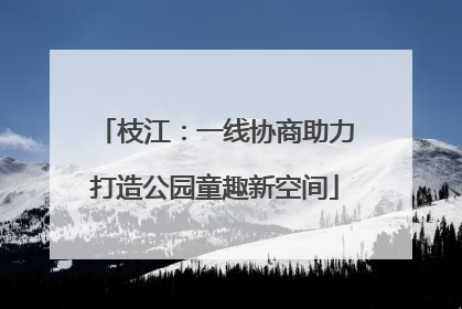 枝江：一线协商助力打造公园童趣新空间