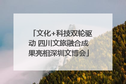文化+科技双轮驱动 四川文旅融合成果亮相深圳文博会