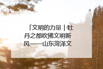 文明的力量｜牡丹之都吹拂文明新风——山东菏泽文明创建一线见闻