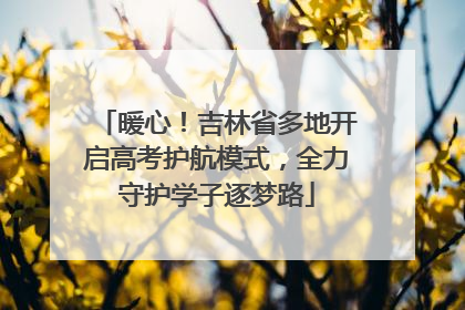 暖心！吉林省多地开启高考护航模式，全力守护学子逐梦路