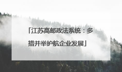 江苏高邮政法系统：多措并举护航企业发展