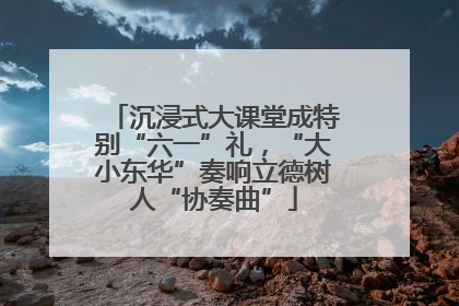 沉浸式大课堂成特别“六一”礼，“大小东华”奏响立德树人“协奏曲”