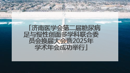济南医学会第二届糖尿病足与慢性创面多学科联合委员会换届大会暨2025年学术年会成功举行