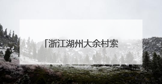 浙江湖州大余村索道竣工，与潞村共绘乡村振兴蓝图