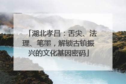湖北孝昌：舌尖、法理、笔墨，解锁古镇振兴的文化基因密码