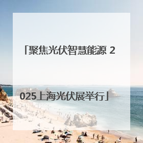 聚焦光伏智慧能源 2025上海光伏展举行
