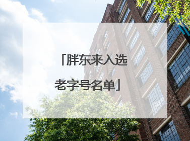 胖东来入选老字号名单