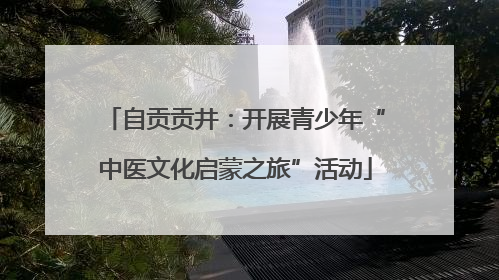 自贡贡井：开展青少年“中医文化启蒙之旅”活动