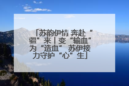 苏韵伊情 奔赴“疆”来丨变“输血”为“造血” 苏伊接力守护“心”生
