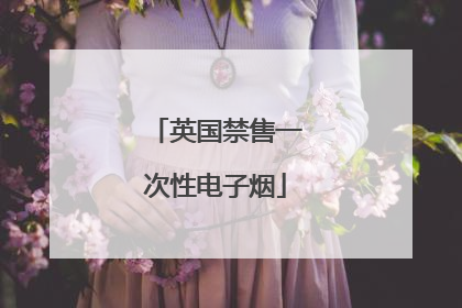 英国禁售一次性电子烟