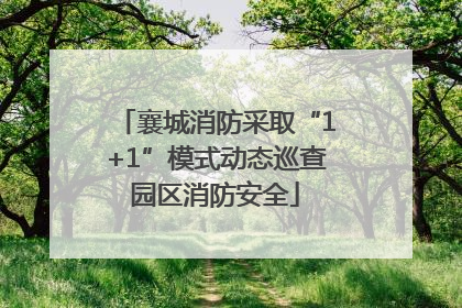 襄城消防采取“1+1”模式动态巡查园区消防安全