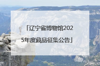 辽宁省博物馆2025年度藏品征集公告