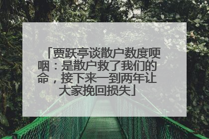 贾跃亭谈散户数度哽咽：是散户救了我们的命，接下来一到两年让大家挽回损失