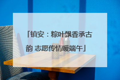 镇安：粽叶飘香承古韵 志愿传情暖端午