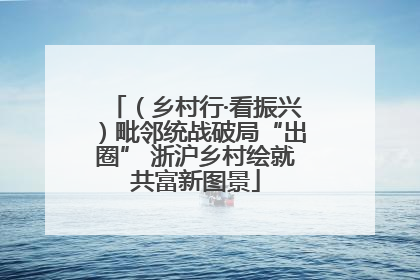 （乡村行·看振兴）毗邻统战破局“出圈” 浙沪乡村绘就共富新图景