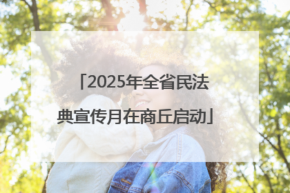 2025年全省民法典宣传月在商丘启动