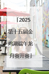 2025第十五届金鸡湖端午龙舟赛开赛