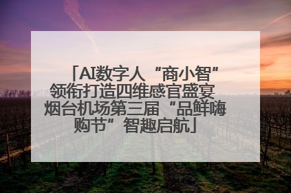 AI数字人“商小智”领衔打造四维感官盛宴 烟台机场第三届“品鲜嗨购节”智趣启航