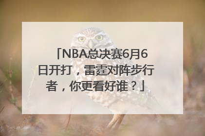NBA总决赛6月6日开打，雷霆对阵步行者，你更看好谁？