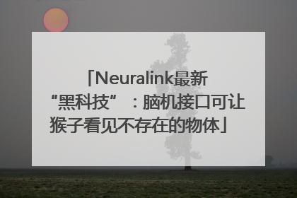 Neuralink最新“黑科技”：脑机接口可让猴子看见不存在的物体